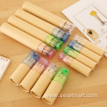 12colors kids color pencil kraft paper tube box